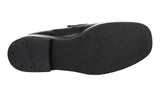 Prada Men's Black Brushed Spazzolato Leather Plateau Business Shoes 2DG117