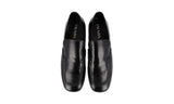 Prada Men's Black Brushed Spazzolato Leather Plateau Business Shoes 2DG117