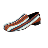 Prada Men's Brown Drill Baiadera Loafers 2DG120