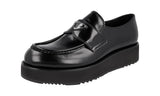 Prada Men's 2DG147 055 F0002 Brushed Spazzolato Leather Loafers