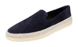 Prada Men's 2DG157 054 F0008 Leather Espadrilles
