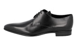 Prada Men's Black Leather Derby Business Shoes 2E2701