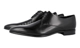 Prada Men's Black Leather Derby Business Shoes 2E2701