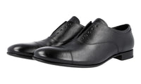 Prada Men's Black Saffiano Leather Business Shoes 2E2720
