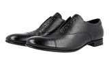 Prada Men's Black Saffiano Leather Business Shoes 2E2720