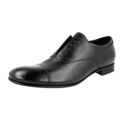 Prada Men's Black Saffiano Leather Business Shoes 2E2720