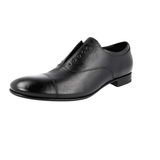 Prada Men's Black Saffiano Leather Business Shoes 2E2720