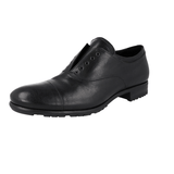 Prada Men's Black Leather Oxford Business Shoes 2E2720