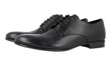 Prada Men's Black Leather Derby Business Shoes 2E2748