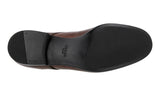 Prada Men's Brown Leather Derby Business Shoes 2E2748