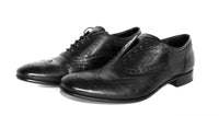 Prada Men's 2EA038 n Full Brogue Leather Business Shoes