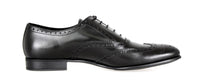 Prada Men's Black Full Brogue Leather Business Shoes 2EA039
