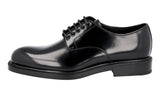 Prada Men's Black welt-sewn Leather Business Shoes 2EA072