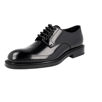Prada Men's Black welt-sewn Leather Business Shoes 2EA072