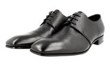 Prada Men's Black High-Quality Saffiano Leather Business Shoes 2EA105