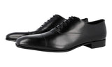 Prada Men's Black Leather Oxford Business Shoes 2EA106