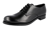 Prada Men's 2EA113 3G2L F0002 welt-sewn Leather Business Shoes