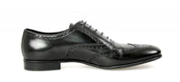 Prada Men's Black Full Brogue Leather Business Shoes 2EA118