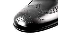 Prada Men's Black Full Brogue Leather Business Shoes 2EA118