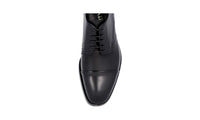 Prada Men's Black welt-sewn Leather Business Shoes 2EA129