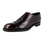 Prada Men's Brown welt-sewn Leather Oxford Business Shoes 2EA130