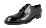 Prada Men's 2EA134 055B F0002 Brushed Spazzolato Leather Business Shoes