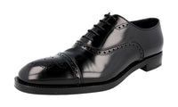 Prada Men's 2EA135 055 F0002 welt-sewn Leather Business Shoes