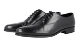 Prada Men's Black Full Brogue Leather Oxford Business Shoes 2EA141