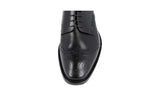 Prada Men's Black welt-sewn Leather Derby Business Shoes 2EA143