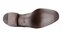 Prada Men's Brown welt-sewn Leather Derby Business Shoes 2EA143