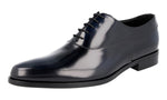 Prada Men's 2EA147 P39 F0008 Brushed Spazzolato Leather Business Shoes