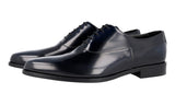 Prada Men's Blue Brushed Spazzolato Leather Oxford Business Shoes 2EA147