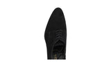 Prada Men's Black Leather Derby Business Shoes 2EA148