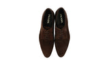 Prada Men's Brown Leather Derby Lace-up Shoes 2EA148