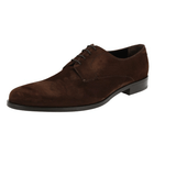 Prada Men's Brown Leather Derby Business Shoes 2EA148