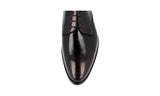 Prada Men's Brown Brushed Spazzolato Leather Derby Business Shoes 2EA148