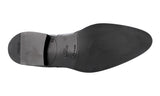 Prada Men's Black Brushed Spazzolato Leather Oxford Business Shoes 2EA149