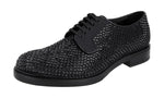 Prada Men's 2EA151 2AWL F0002 welt-sewn Textile Business Shoes