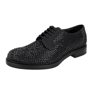 Prada Men's Black welt-sewn Derby Business Shoes 2EA151