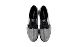Prada Men's Silver Leather Crystal Vip Derby Business Shoes 2EA151