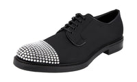 Prada Men's 2EA163 2AWL F0002 Textile Lace-up Shoes