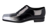 Prada Men's Black Brushed Spazzolato Leather Business Shoes 2EA165