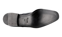 Prada Men's Black welt-sewn Leather Derby Business Shoes 2EB091