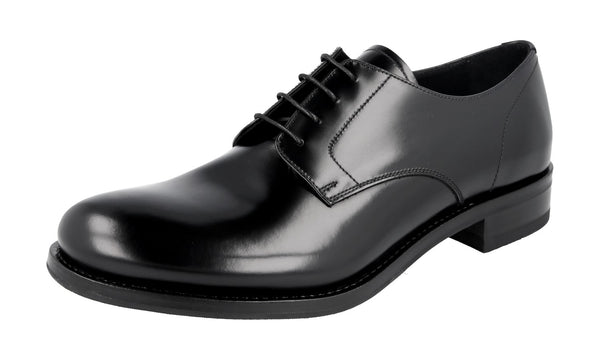 Prada Men's 2EB116 055 F0632 welt-sewn Leather Business Shoes