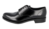 Prada Men's Black welt-sewn Leather Business Shoes 2EB116