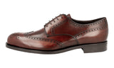 Prada Men's Brown welt-sewn Leather Business Shoes 2EB122