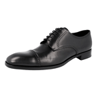 Prada Men's Black Full Brogue Leather Business Shoes 2EB125