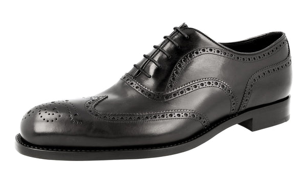 Prada Men's 2EB126 3F33 F0002 welt-sewn Leather Business Shoes