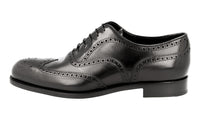 Prada Men's Black welt-sewn Leather Business Shoes 2EB126