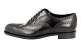 Prada Men's Black welt-sewn Leather Business Shoes 2EB126